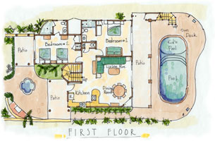 Margarita Villa Floor Plan